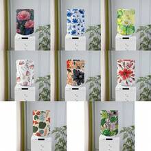 1pc Geometric Pattern Water Bucket Lid, Dust-Proof Decorative Cover, Water Dispenser Lid, Water Bucket Cover, Household Dust-Proof Cover, Reusable - View 1