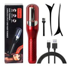 (Internal Battery) 1pc USB Rechargeable Hair Trimmer, Multi-Function Hair Clipper, Split End Trimmer, Portable Automatic Hair Trimmer, Electric Hair Clipper For Split Ends, Healthy Hair Trimmer, Popular Multi-Color, Perfect Gift Choice - Multicolor - View 15
