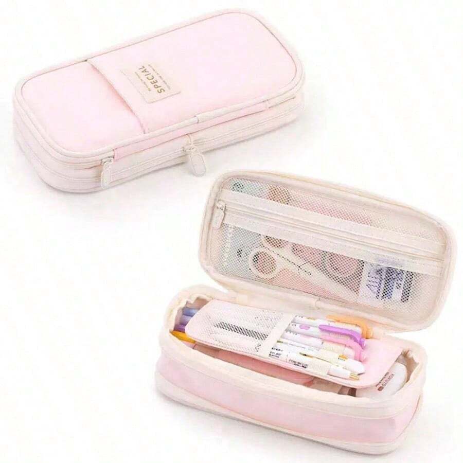 Large Capacity Multi-Function Pencil Case, Pencil Storage Bag, School Stationery Organizer, Back To School Supplies, Learning Supplies, Pencil Bag, Backpack - Pencil Case - View 1