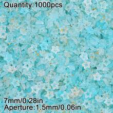 1000pcs 7mm Dual-Color Acrylic Flower Beads, Handmade DIY Jewelry Making Bracelet Necklace Pendant Accessories Semi-Finished Materials - Acrylic Flower Beads - View 14
