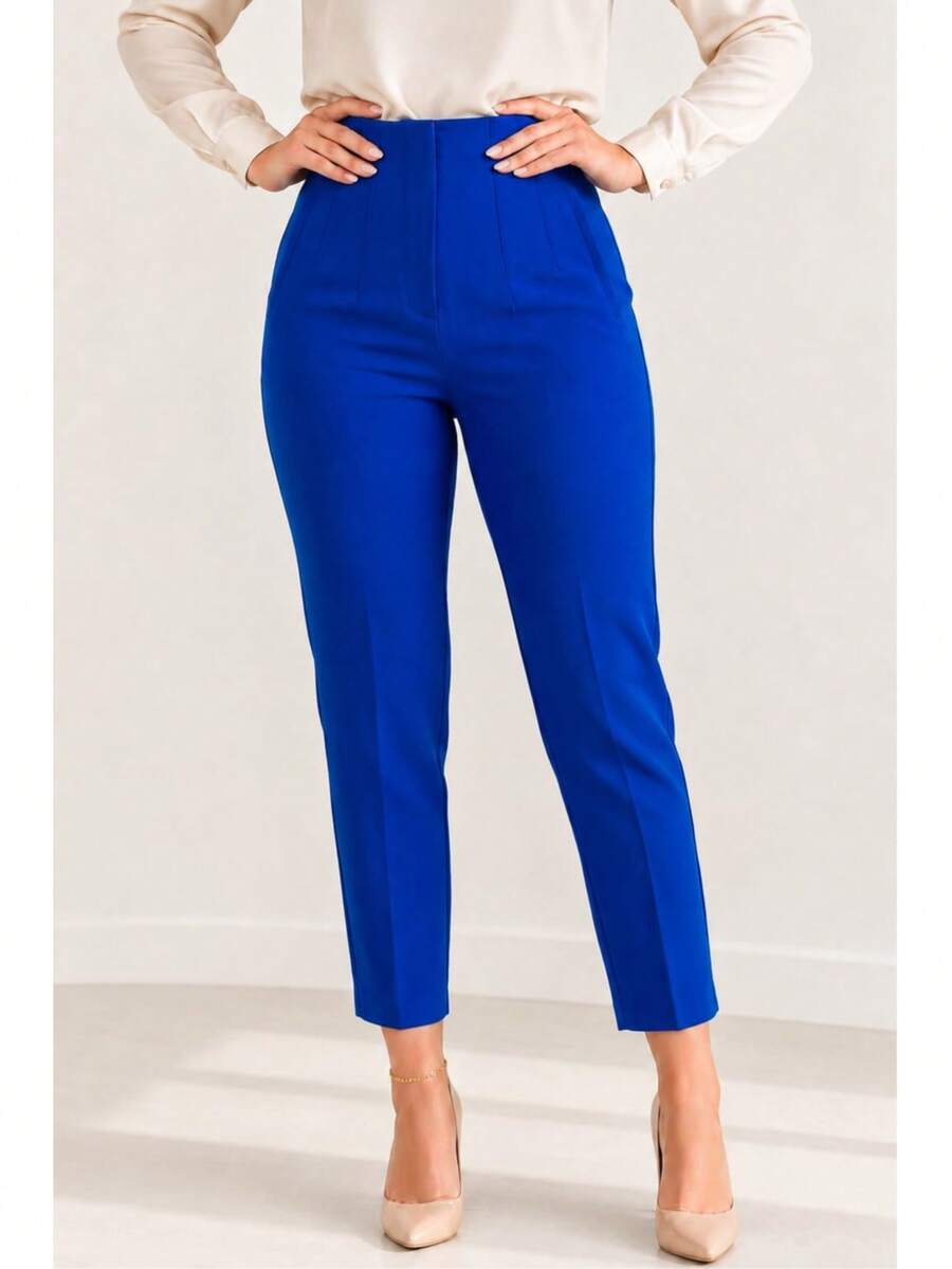 Women Pants - Blue - View 1