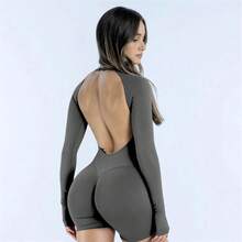 Women Unitards - Shark Grey - View 2