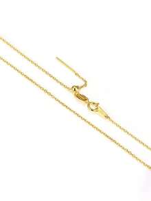 SYMFNY 925 Silver Minimalist Basic Universal Bead Stringing Necklace (1 Piece) - Necklace - View 3