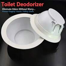 1pc/2pcs Large Bathroom Toilet Drain Deodorizer, Squat Toilet Spring-Loaded Sealing Plug, Anti-Odor Anti-Insect Anti-Rodent Drainage Plug, Silicone Sealing Ring, Universal For Home Toilet Drainage Pipe, Bathroom Sanitary Accessories - White - View 14