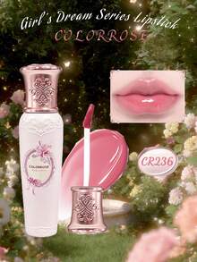 COLORROSE 3.3g Girls Dream Series Mirror Liquid Lipstick, Moisturizing & Repairing, Soft & Smooth, Anti-Smudge & Long-Lasting, Reduces Cup Rim Stains, Quick-Drying Formula, Color-Locking Without Peeling Or Cracking - CR236 - View 2