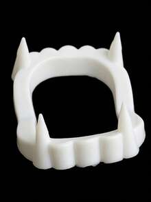 5/1pc Halloween Vampire Teeth, Party Prank Realistic Rotten Teeth, Mouth-Blocking Horror Zombie Teeth, Suitable For Costume Party, Cosplay False Teeth Magic Props, Party Funny Prank Games, Fun Games - Multicolor - View 1