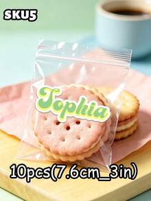10pcs Custom Personalized Name Stickers,Personalized Stickers, Name Label Stickers, Laptop Stickers, Water Bottle Stickers,Custom Sticker,First Day Of School,Back To School,School Supplies - Multicolor - View 14
