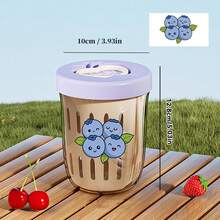 Portable Plastic Salad Cup,Reusable Fruit Storage Container With Spoon & Handle,Leak-Proof Oats Containe,Salad Shaker,Suitable For Students And Adults To Use In Schools, Offices, Travel, Picnics - Multicolor - View 18