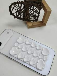 3D Heart Silicone Suction Pad, Double-Sided Suction Sticker, Non-Slip Silicone Adsorption Sheet, Reusable Phone Back Suction Pad, Decorative Heart-Shaped Silicone Sticker, Suitable For Phone Case DIY - Multicolor - View 9