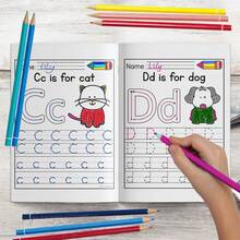 ABC Letter Tracing Notebook, A-Z Uppercase And Lowercase Letter Writing, Picture Word Recognition And Handwriting Practice - Activity Type - View 4