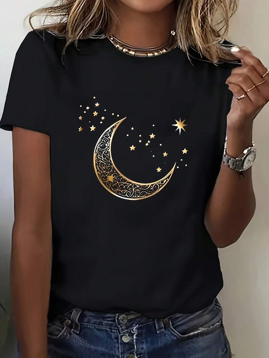 Women T-Shirts - Black - View 1