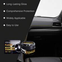 Homonth Plastic Cleaning Paste, Gentle Car Interior Plastic Cleaner, Stain And Dust Removal, Convenient Care Paste - Solid State - View 10