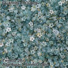1000pcs 7mm Dual-Color Acrylic Flower Beads, Handmade DIY Jewelry Making Bracelet Necklace Pendant Accessories Semi-Finished Materials - Acrylic Flower Beads - View 18