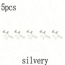 5pcs Stainless Steel Bicycle Chain Connectors, Mountain Bike Chain Quick Connect, Single Speed Master Link, Easy Assembly, Compatible With Multi-Speed, Outdoor Cycling Accessories, Mixed Colors, Durable Material - Multicolor - View 11