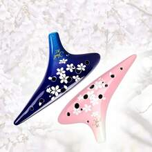 Ocarina 12 Lubang dengan Tuning AC, Alat Musik Merek Yaya, Seri Sakura, 12 Lubang Nada C Menengah, Cocok untuk Pemula hingga Tingkat Profesional - dada buah plum - View 6