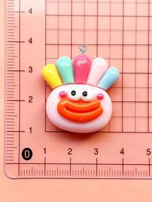 10/20/100pcs Cartoon Glossy Big Mouth Pendant Charm DIY Handmade Keychain Bag Charm Accessory - Cookie Monster - View 4