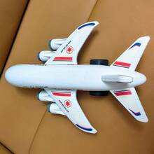 Large Inertia Airplane Model Toy For Kids, Realistic Plastic Airplane, Suitable For 3-6 Years Old Boys, Christmas And Birthday Gift - White - View 3
