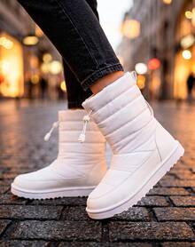 STFASHION Women Ankle Boots & Booties - White - View 1