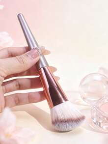 1pc Angled Multi-Function Makeup Brush, Blush Brush, Powder Brush, Contour Brush, Portable Makeup Tool For Beginners - Multicolor - View 6
