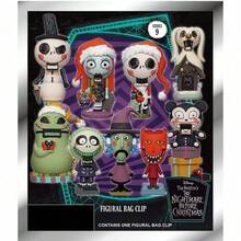 Monogram Disney 1個通用 NBC 授權神秘盲袋 3D 非毛絨填充 Jack Sally 鑰匙圈，萬聖節聖誕禮物 - MN-22725 - 查看 2