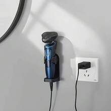 3pcs Wall-Mounted Razor Holder (Includes Double-Sided Adhesive), Self-Adhesive Waterproof Bathroom Razor And Toothbrush Storage Box, Durable Material, Easy Installation (No Drilling Required), Shower Razor Holder, Bathroom Accessories, Space-Saving - Black - View 4