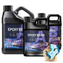 17oz/33.8oz Epoxy Resin Kit, Crystal Clear Epoxy Resin, Non-Yellowing, Bubble-Free, Self-Leveling, Suitable For Jewelry Making, DIY Crafts Coating And Casting, Ideal For Beginners - Black - View 13