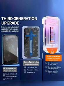 5 Packs [2026 New] 9H+ Tempered Glass Screen Protector Compatible With Iphone 18 Pro Max/18 Pro/17 Pro Max/17 Pro/17E/16 Pro Max/16 Pro/16/15 Pro Max/15 Pro/14 Pro/14 6.1"/13/13 Pro 6.1"/12/11/XS Max/XR, HD Clear Full Coverage, Shatterproof Anti-Scratch, Dust-Free Auto Alignment Installation Kit, Bubble Free Easy Install, Case Friendly - Clear - View 6