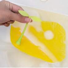 Cute Sprout Shaped Silicone Drain Stopper, Odor-Proof Drain Cover, Anti-Clogging Anti-Insect Drain Filter Pad, Suitable For Bathroom Sink, 1/5/10pcs (Yellow & White) - Multicolor - View 10