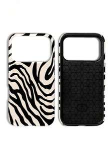 Koolife Is A Black And White Unique-Patterned Phone Case. It Features A Smooth And Hard Shell Design, Made Of TPU And Printed Materials, With Anti-Scratch, Durable And Shock-Resistant Properties. It Is An Excellent Gift Choice, Suitable Compatible With Iphone 11, 12, 13, 14, 15, 16, 17,18 Series Models (Including Pro And Pro Max Versions). - Black and White 2 - View 2