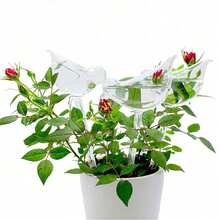 Glass Plant Watering Globes, Self Watering Globes Bird Shape, Self Watering Planter Insert, Plant Watering Devices, Automatic Plant Waterer Indoor, Watering Bulbs, 3 Packs - A - View 2