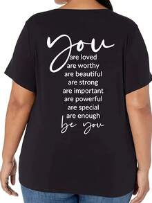 Women T-Shirts - 黑色 - 查看 3