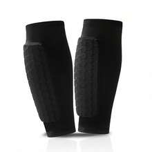 1 Pair/3 Pairs Professional Kids Sports Shin Guards, Honeycomb Anti-Collision Design, Professional Football Shin Guard Equipment - Multicolor - View 5