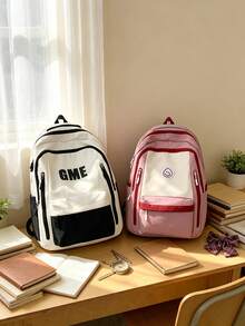 This Stylish, Large-Capacity Backpack Is Suitable For Various Occasions, Including Commuting. It'S The Perfect Gift For Teenagers. - Multicolor - View 1