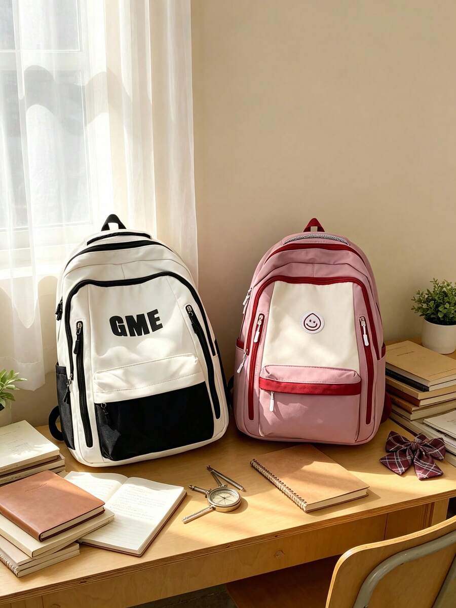 This Stylish, Large-Capacity Backpack Is Suitable For Various Occasions, Including Commuting. It'S The Perfect Gift For Teenagers. - Multicolor - View 1