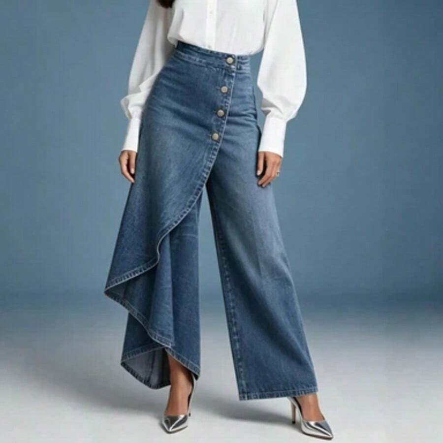 Women Jeans - Light Blue - View 1