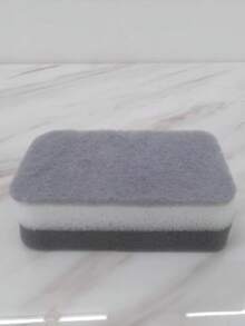 1pc 350ml Soap/Lotion Dispenser Bottle With Sponge Holder, Kitchen Accessory - A - View 9
