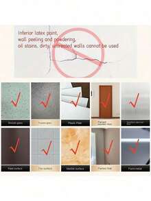 2 Heavy Duty Metal Furniture Anti-Tip Safety Straps, Anti-Seismic Wall Anchors For Cabinets, No-Drill Safety Fasteners - Clear - View 8