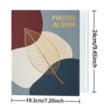 1 Photo Album For 4*6inch Photos, Large Capacity, Full Landscape Insert Design, 6 Inch 200 Photos, Suitable For Storing Daily Life, Travel, Family And Friends Photos - 1PC - View 3