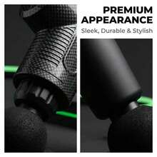 JW Massage Gun Professional Handheld Massage Gun With 30-Speed Digital Adjustment, Brushless Motor And 6 Massage Heads, Deep Muscle Relaxation. Lightweight Design And Built-In Rechargeable Battery, Ideal For Fitness Enthusiasts And Office Workers, Suitable For Home And Gym Deep Muscle Massage - Multicolor - View 7