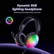 ONIKUMA New Over-Ear Full Audio Gaming Headset - Computer Headset - Flexible Microphone Button Control Gaming Headset - Computer Gaming Headset - Supports Movies - Games - Anime - Cartoon Multiple Devices - View 4