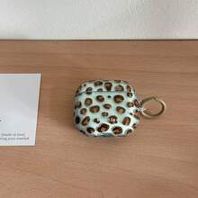 European And American 7-Color Transparent Leopard Print + Ring Earphone Case Compatible With AirPods Pro 3 New Pro 2 Protective Cover Pro Cute Apple 4 Minimalist 3 Personalized 1/2 Generation Girls Earphone Case Protective Cover Spring/Summer Earphone Case/Birthday Gift/Holiday Gift - Multicolor - View 13