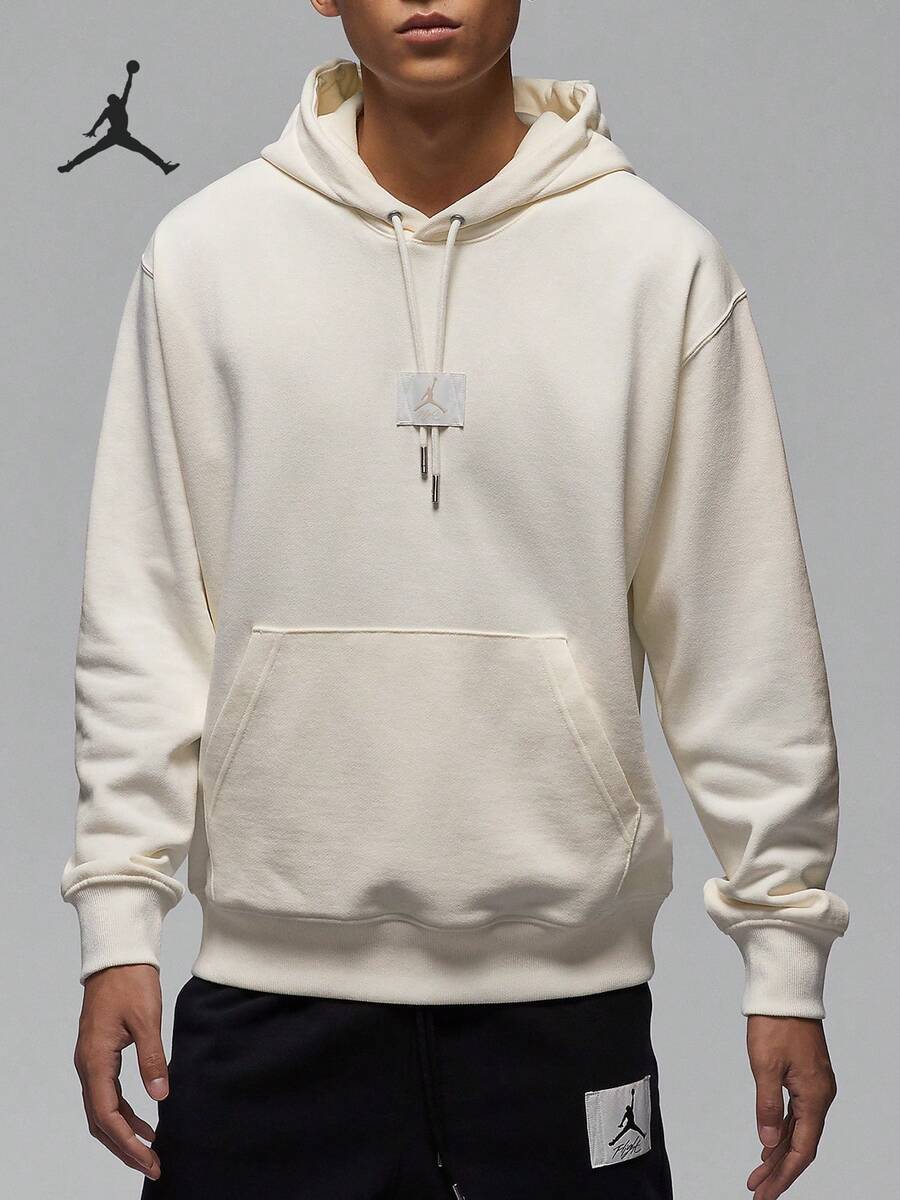 Sweatshirt Kasual Minimalis Longgar Pria Nike/Jordan Asli FV7248-133 - FV7248-133 - View 1