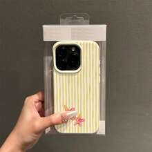 條紋海星圖案時尚手機殼，適用於 iPhone 16/17/16 Pro/16 Plus/16 Pro Max，生日禮物、週年紀念 - 彩色 - 查看 2