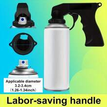 Premium Can Tool Aerosol Spray Paint Gun, Effort-Saving Spray Gun For Car Painting - Black - View 6