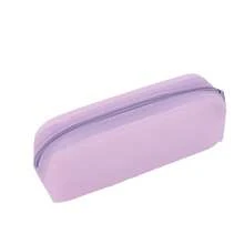 Tempat Pensil Silikon Bertekstur Glitter Persegi Panjang Warna Solid Kreatif untuk Pelajar, Kapasitas Besar, Penyimpanan Alat Tulis Kantor & Sekolah - Beraneka warna - View 5