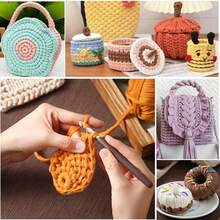 6pcs/600g Multi-Color Premium T-Shirt Yarn - High Elasticity Rope-Like Yarn, Soft Elastic Polyester Yarn, Suitable For Vibrant Crochet Projects, Ideal Choice For Home Decor DIY Crafts, Multi-Color Yarn | Polyester Yarn | Knitting Accessories - Multiple Styles - View 4