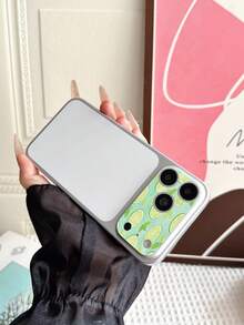 LissKas 1pc Cute Fashion Lemon Fruit Pattern Tempered Glass Lens Protector 9H Hardness Full Coverage Explosion-Proof Scratch-Resistant Matte Anti-Fingerprint Bubble-Free Camera Lens Protector Film Compatible With IPhone 18/17 Pro Max And Large Hole Phone Cases - Clear - View 6