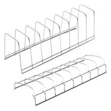 1pc Kitchen Dish Drainer Rack, Plate Storage Tray, Pot Lid Organizer, Home Kitchen Utensil Storage Tool - Multicolor - View 10