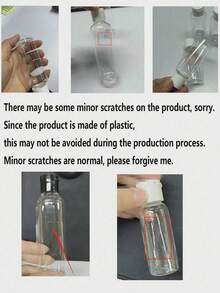 5pcs/Set Small Plastic Spray Bottles, Travel, Portable, Independent Bottle Body, Facial Makeup, Hydration, Refillable Cosmetic Perfume Bottles - White - View 6