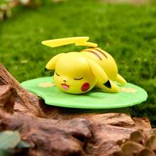 Miniso Pokémon Lawn‑Scene Series Figure Blind Box, Sleeping‑Pose Themed Figurines, Assorted 7‑Styles With Grass Base, Solid PVC, Fine Paint & Sculpting, Desktop Decor, Anime Fan Collectible Gift (1 PC Random Delivery) - Multicolor - View 9